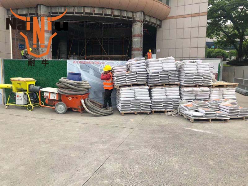 高强无收缩灌浆料低温施工的养护步骤